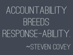 Accountability breeds response-ability