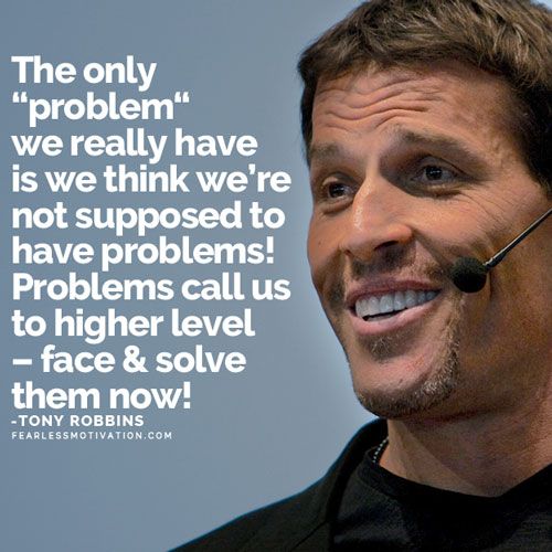 The only "problem" we really have is we think we're not ...